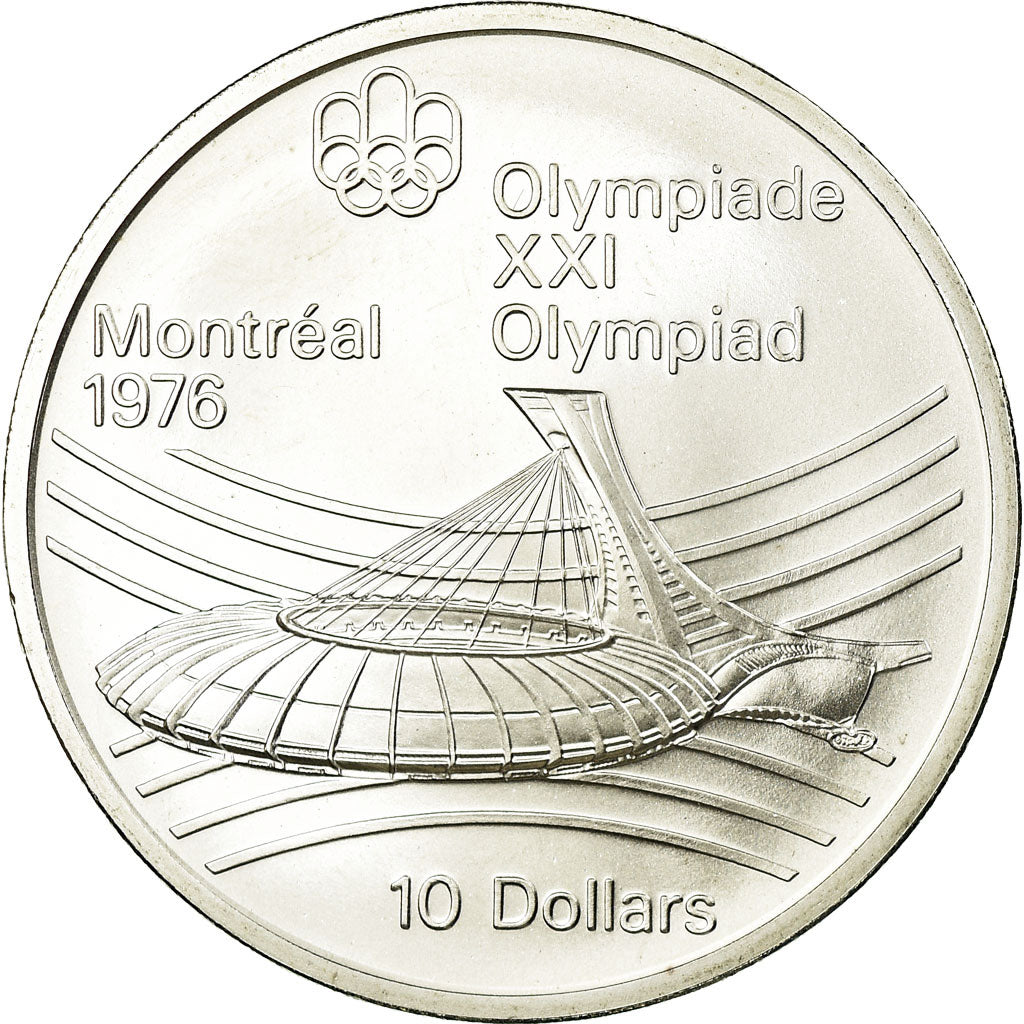 Coin, Canada, Elizabeth II, 10 Dollars, 1976, Royal Canadian Mint, Ottawa