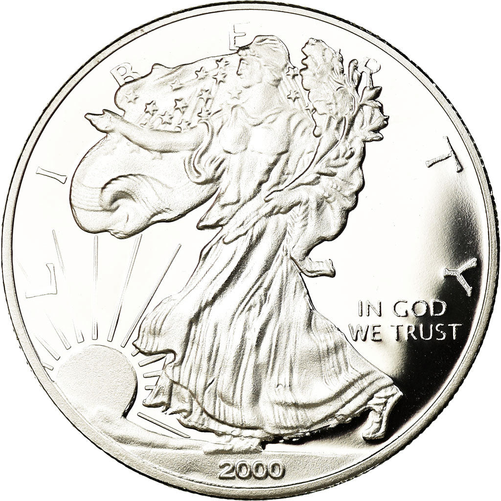 Coin, United States, Dollar, 2000, U.S. Mint, Philadelphia, Proof, MS(65-70)