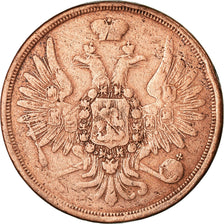 Coin, Russia, 3 Kopeks, 1859, Ekaterinbourg, VF(30-35), Copper, KM:151.1