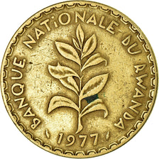 Coin, Rwanda, 50 Francs, 1977, Paris, EF(40-45), Brass, KM:16