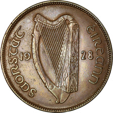 Coin, IRELAND REPUBLIC, Penny, 1928, AU(55-58), Bronze, KM:3