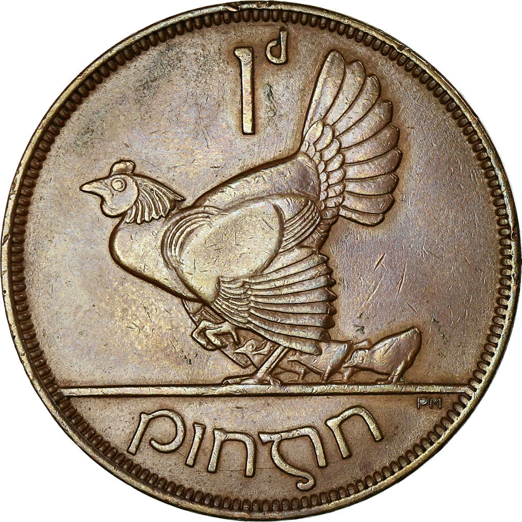 Coin, IRELAND REPUBLIC, Penny, 1928, AU(55-58), Bronze, KM:3