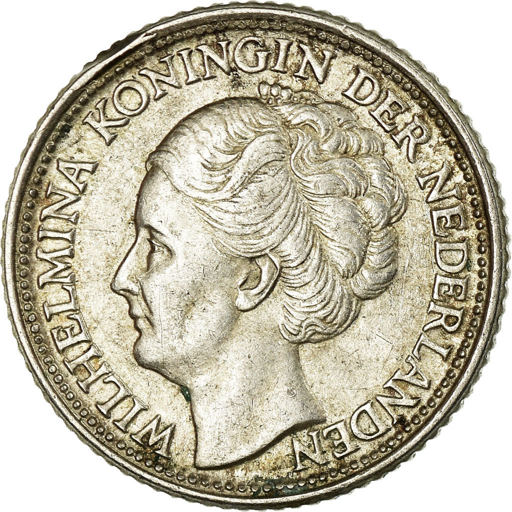 Monnaie, Pays-Bas, Wilhelmina I, 25 Cents, 1944, SUP, Argent, KM:164
