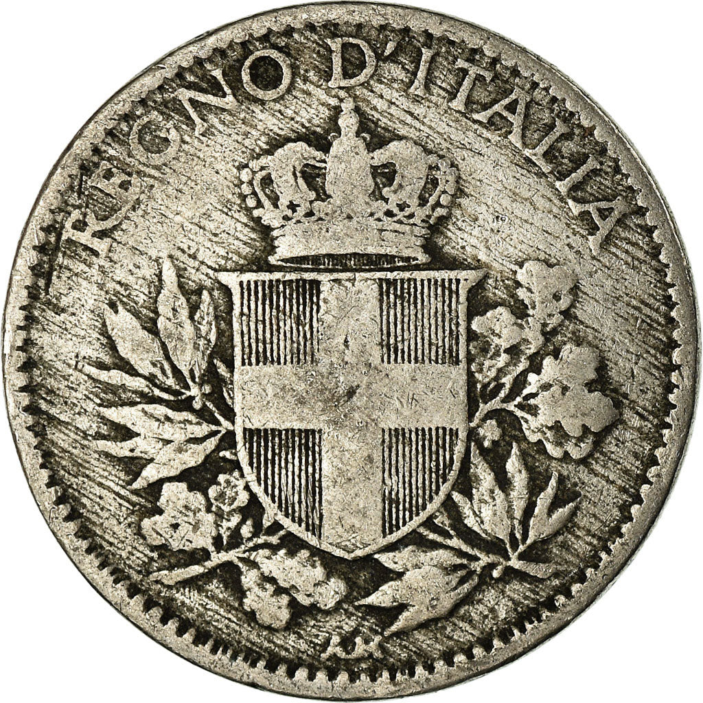 Moeda, Itália, Vittorio Emanuele III, 20 Centesimi, 1918, Rome, VF(30-35)