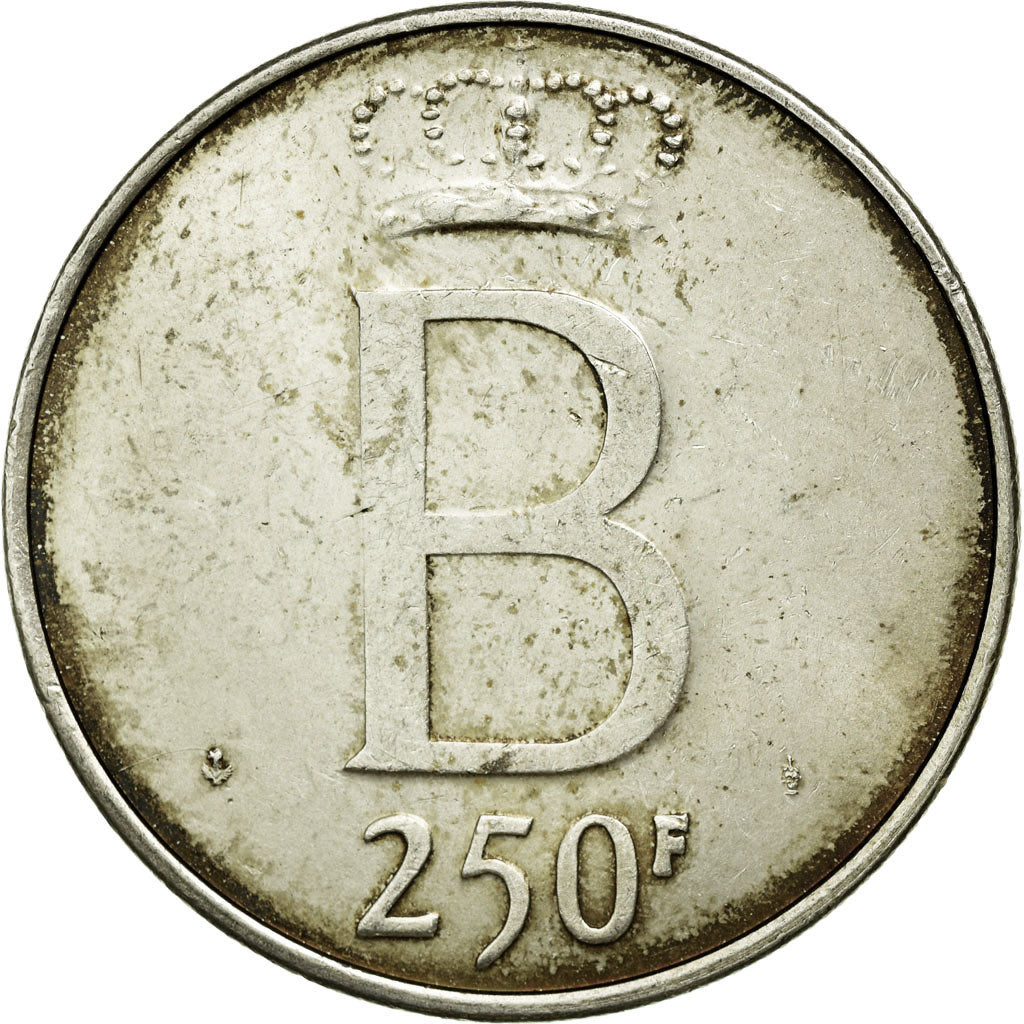 Coin, Belgium, 250 Francs, 250 Frank, 1976, Brussels, AU(50-53), Silver