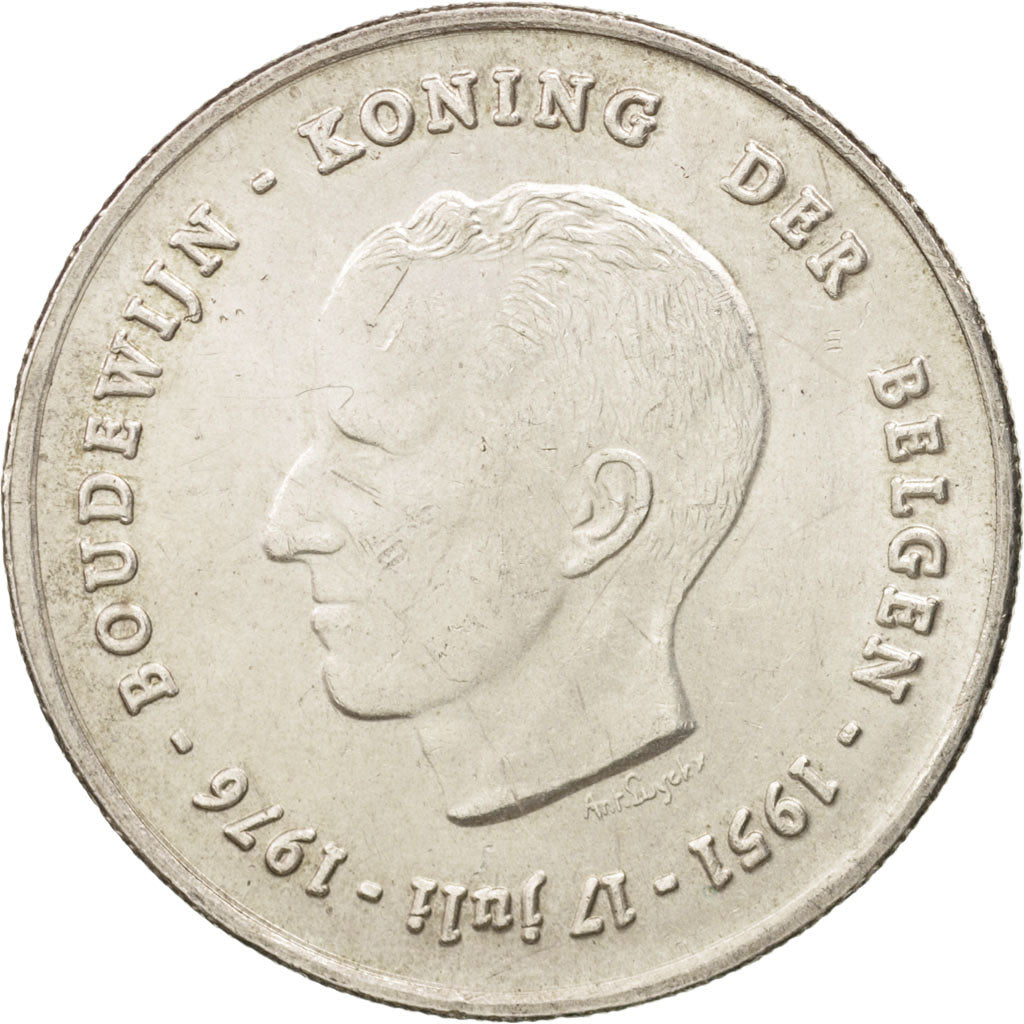 Coin, Belgium, 250 Francs, 250 Frank, 1976, Brussels, AU(50-53), Silver