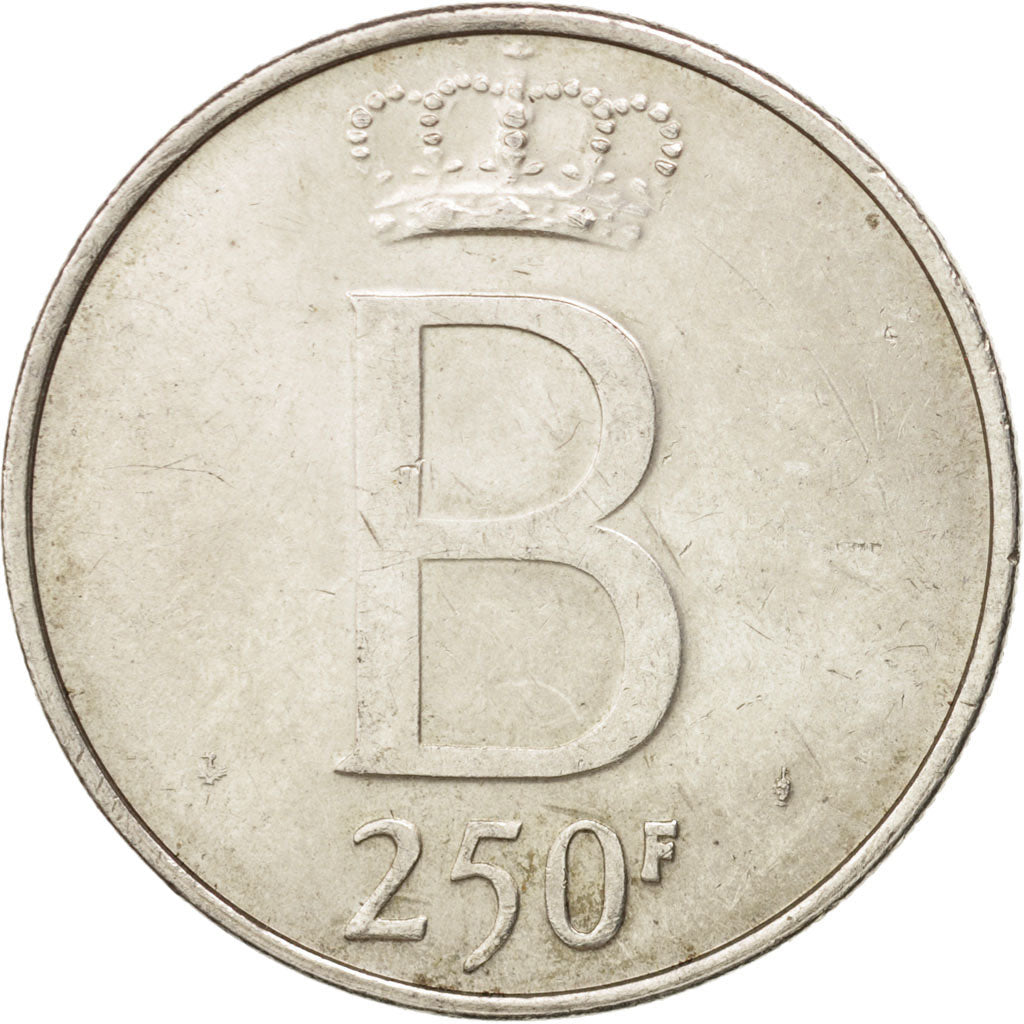Coin, Belgium, 250 Francs, 250 Frank, 1976, Brussels, AU(50-53), Silver