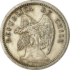 Coin, Chile, 20 Centavos, 1939, Santiago, EF(40-45), Copper-nickel, KM:167.3