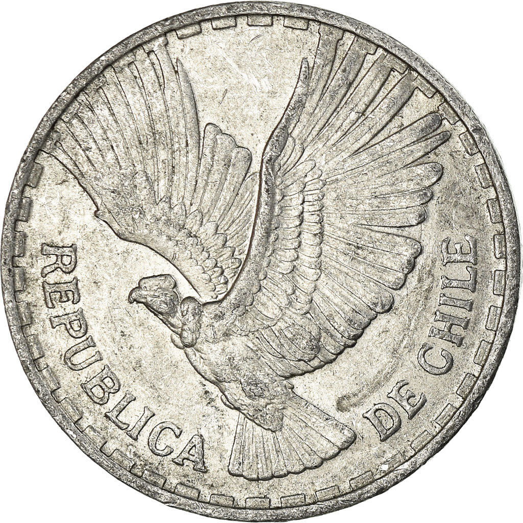 Coin, Chile, Centesimo, 1962, Santiago, VF(30-35), Aluminum, KM:189