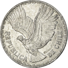 Coin, Chile, Centesimo, 1962, Santiago, VF(30-35), Aluminum, KM:189