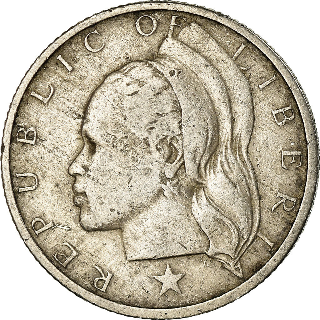 Coin, Liberia, 25 Cents, 1968, VF(30-35), Copper-nickel, KM:16a.2