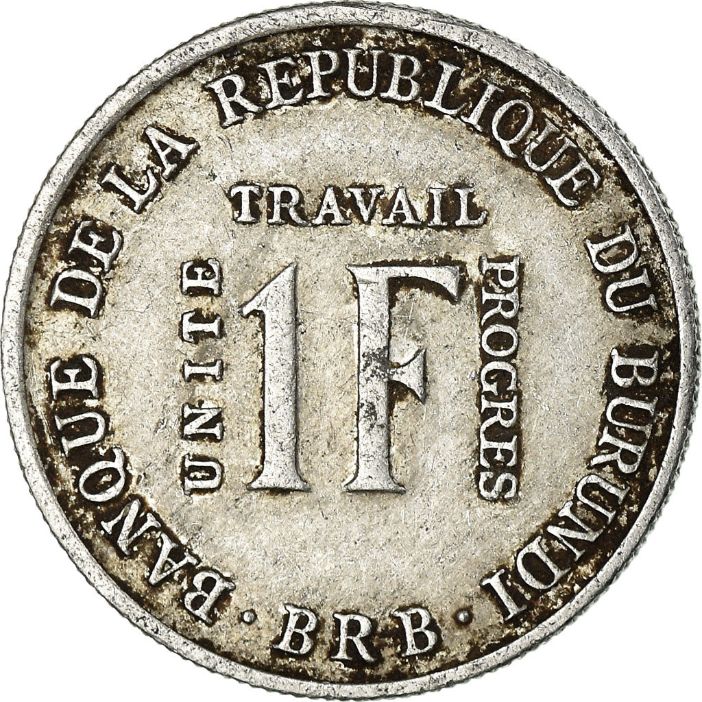 Coin, Burundi, Franc, 1970, EF(40-45), Aluminum, KM:18