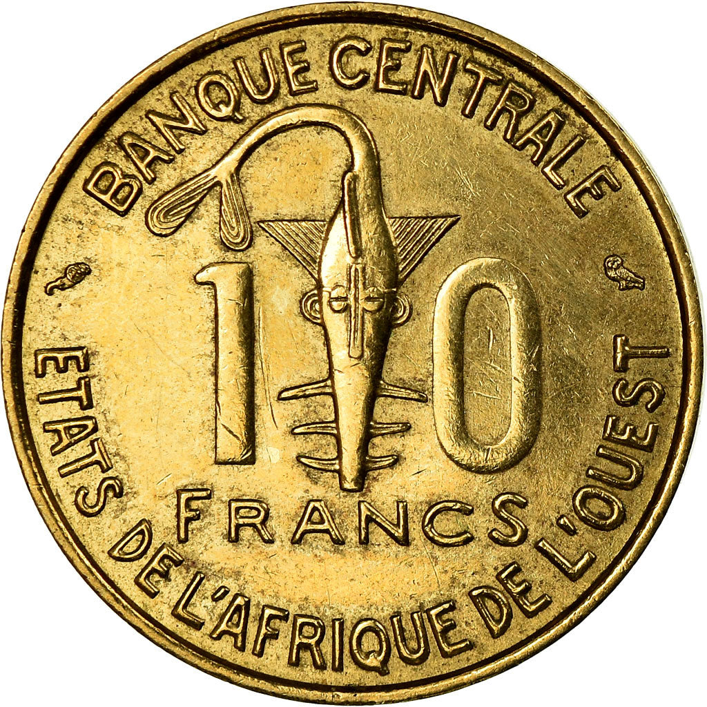 Monnaie, West African States, 10 Francs, 1959, Paris, SPL, Aluminum-Bronze, KM:1