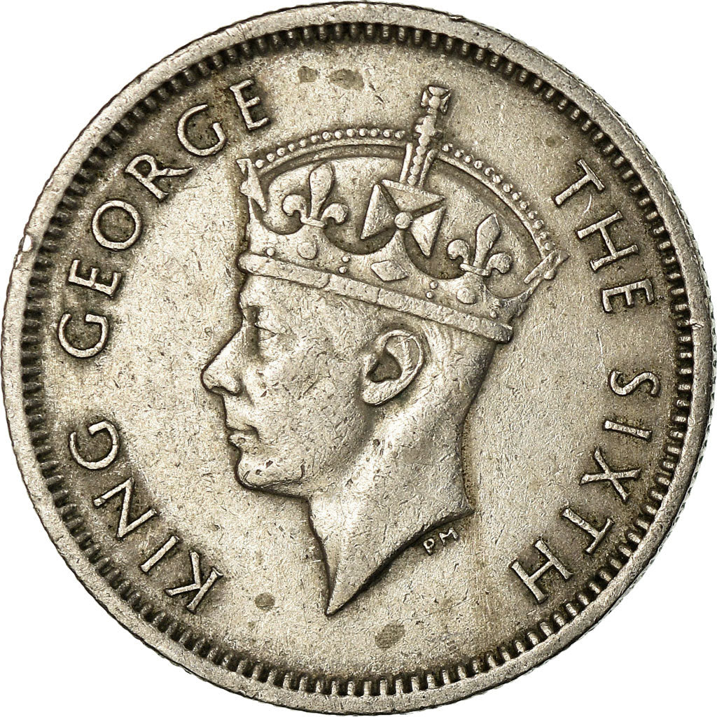 Coin, MALAYA, 10 Cents, 1949, EF(40-45), Copper-nickel, KM:8