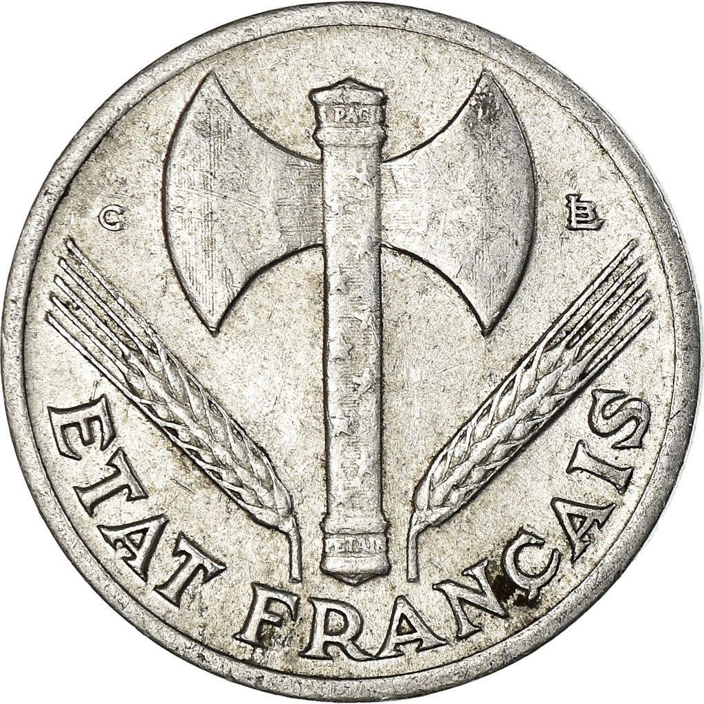 Moneta, Francia, Bazor, 50 Centimes, 1944, Castelsarrasin, BB, Alluminio