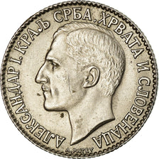 Coin, Yugoslavia, Alexander I, 2 Dinara, 1925, EF(40-45), Nickel-Bronze, KM:6