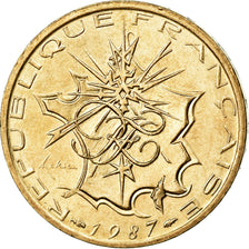 Monnaie, France, Mathieu, 10 Francs, 1987, SUP, Nickel-brass, KM:940