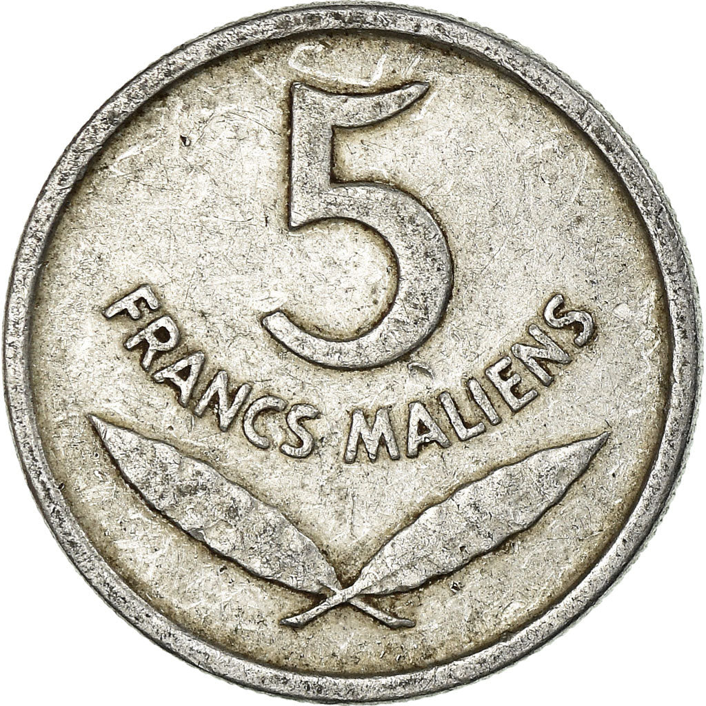 Coin, Mali, 5 Francs, 1961, Paris, EF(40-45), Aluminum, KM:2