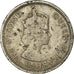 Coin, Seychelles, 1/2 Rupee, 1954, British Royal Mint, VF(30-35), Copper-nickel