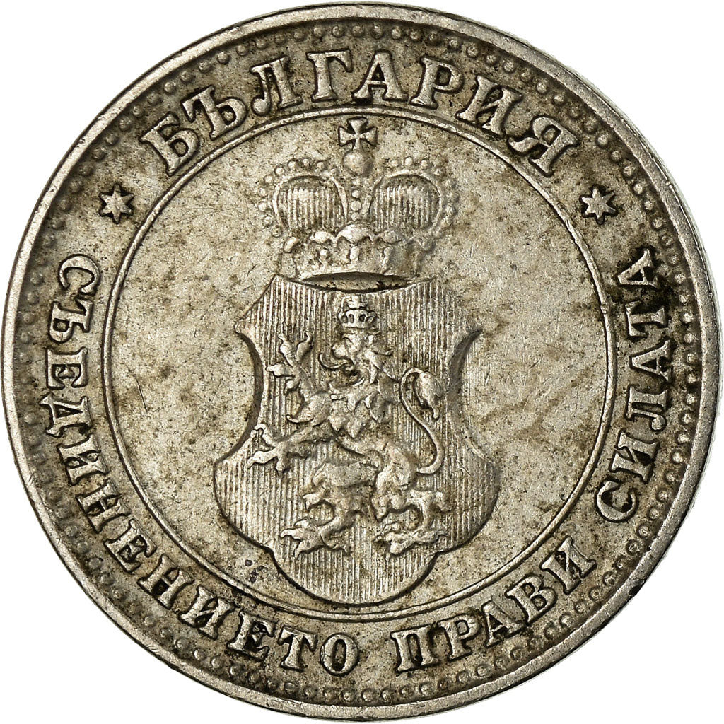 Coin, Bulgaria, 10 Stotinki, 1912, VF(30-35), Copper-nickel, KM:25