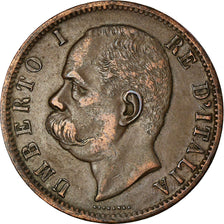 Moeda, Itália, Umberto I, 10 Centesimi, 1894, Birmingham, AU(50-53), Cobre