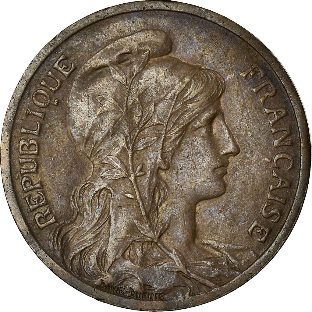 Coin, France, Dupuis, 5 Centimes, 1901, Paris, EF(40-45), Bronze, KM:842