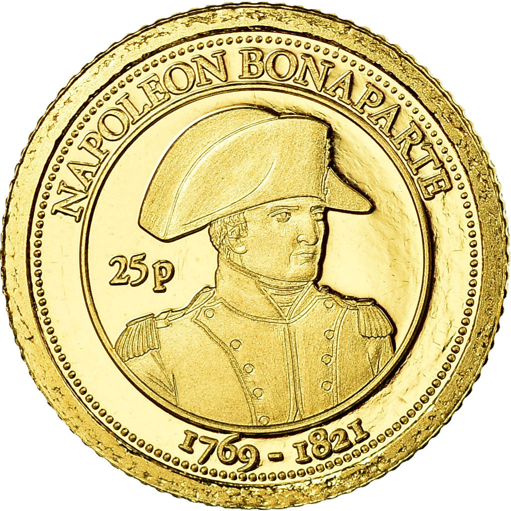 Monnaie, Saint Helena, 25 Pence, 2014, British Royal Mint, Napoléon Bonaparte
