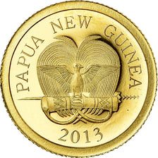 Coin, Papua New Guinea, 5 Kina, 2013, Albert Einstein, MS(65-70), Gold, KM:New