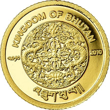 Moneta, Bhutan, 100 Ngultrums, 2010, Monastère de Taktsang, FDC, Oro