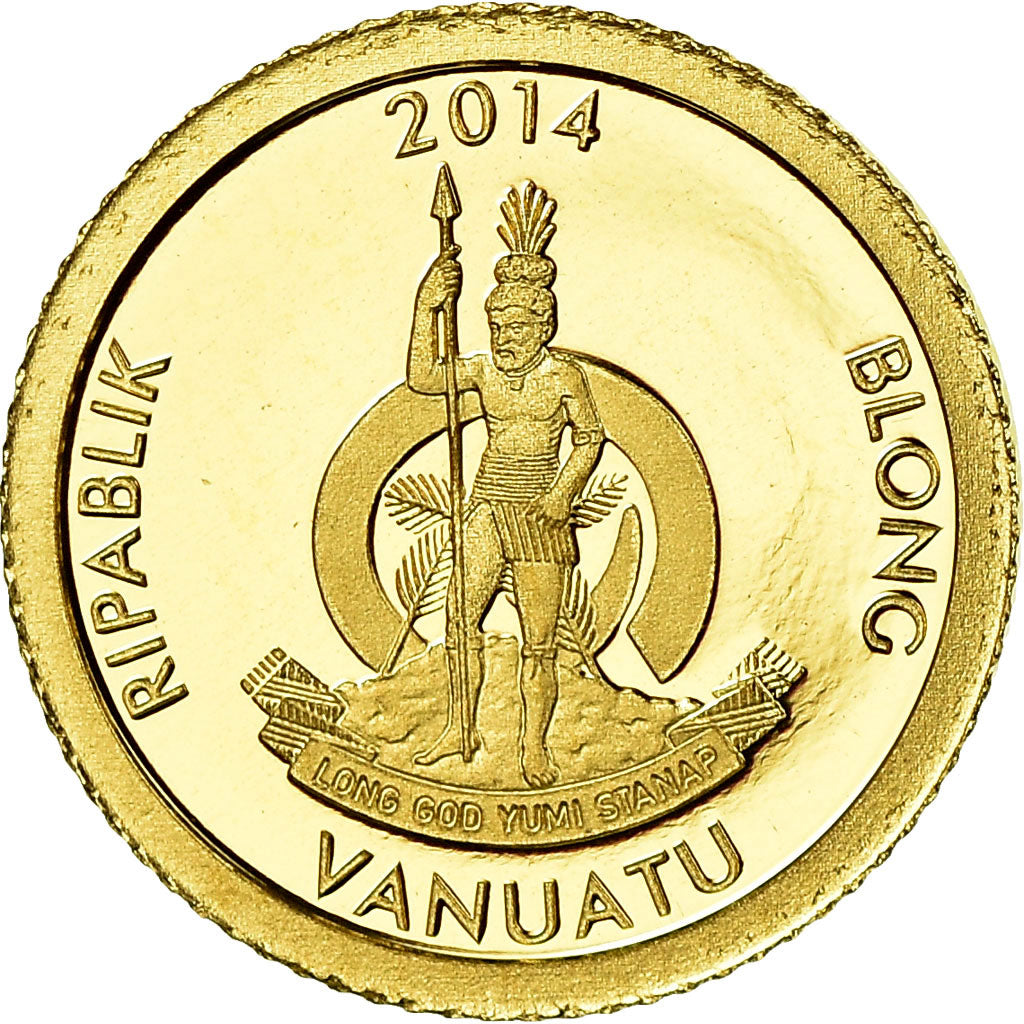 Monnaie, Vanuatu, 20 Vatu, 2014, British Royal Mint, Prise de la Bastille, FDC