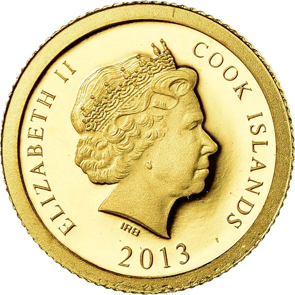 Coin, Cook Islands, 5 Dollars, 2013, Franklin Mint, Vincent Van Gogh, MS(65-70)