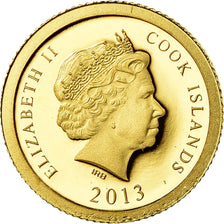 Coin, Cook Islands, 5 Dollars, 2013, Franklin Mint, Vincent Van Gogh, MS(65-70)