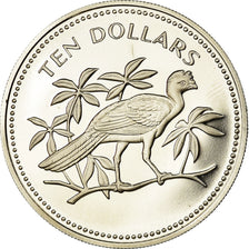Moneta, Belize, 10 Dollars, 1974, Franklin Mint, Proof, FDC, Argento, KM:45a