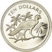 Moneta, Belize, 10 Dollars, 1974, Franklin Mint, Proof, FDC, Argento, KM:45a