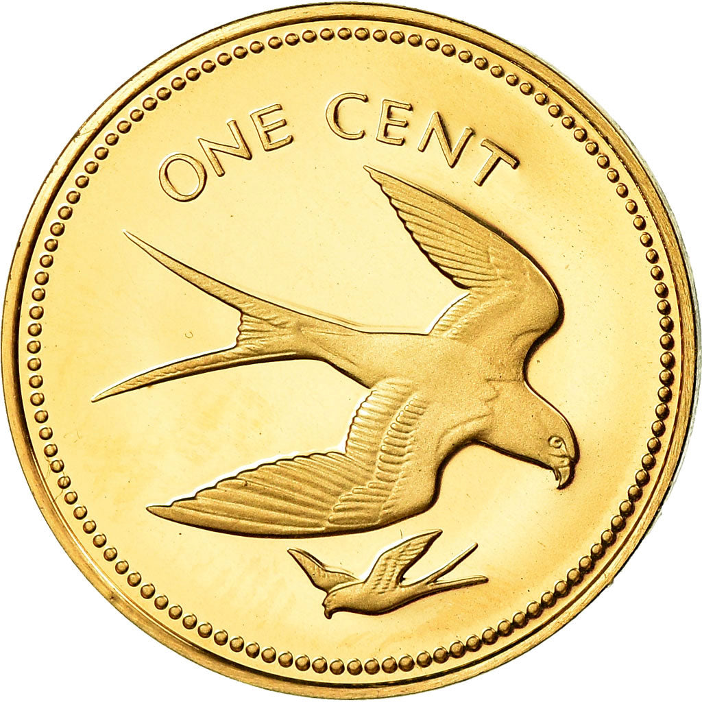 Münze, Belize, Cent, 1974, Franklin Mint, STGL, Bronze, KM:38
