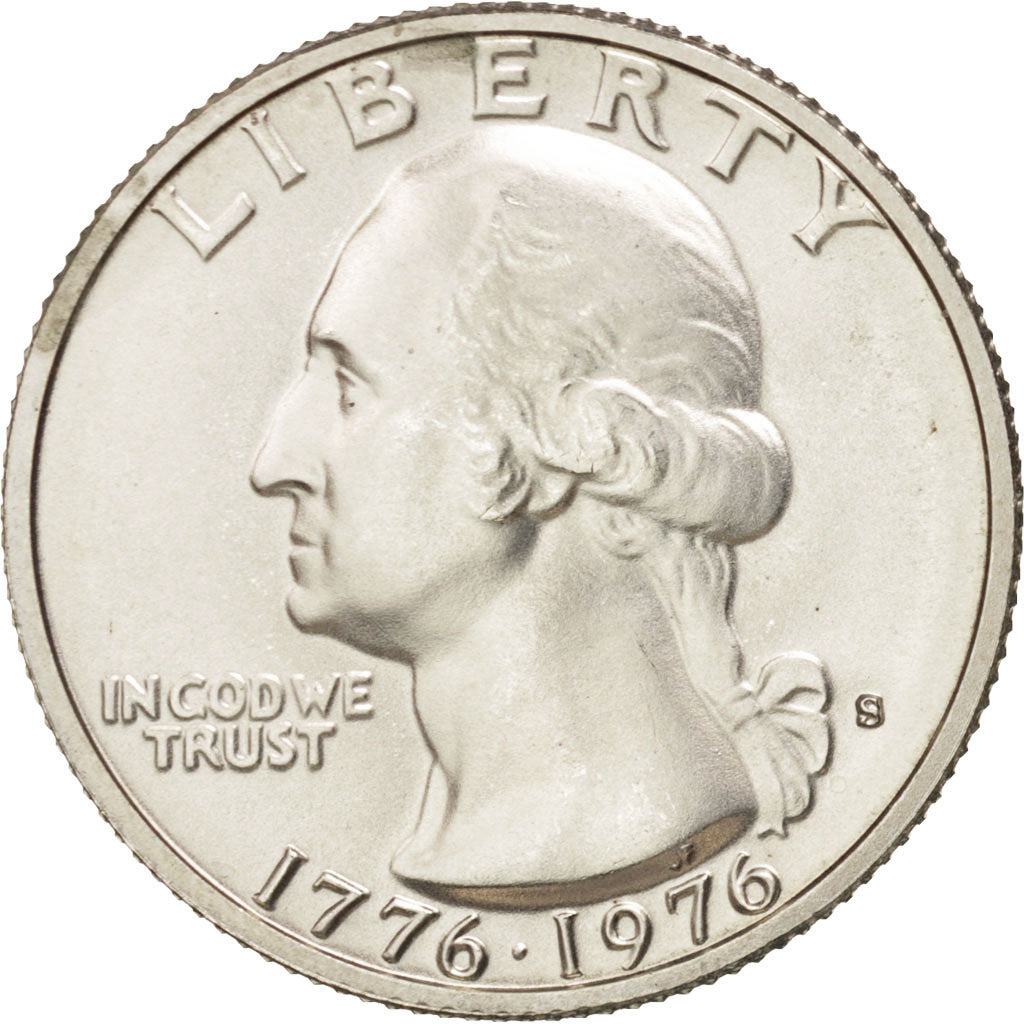 United States, Washington Quarter,1976, U.S.,San Francisco,MS(65-70),KM 204a