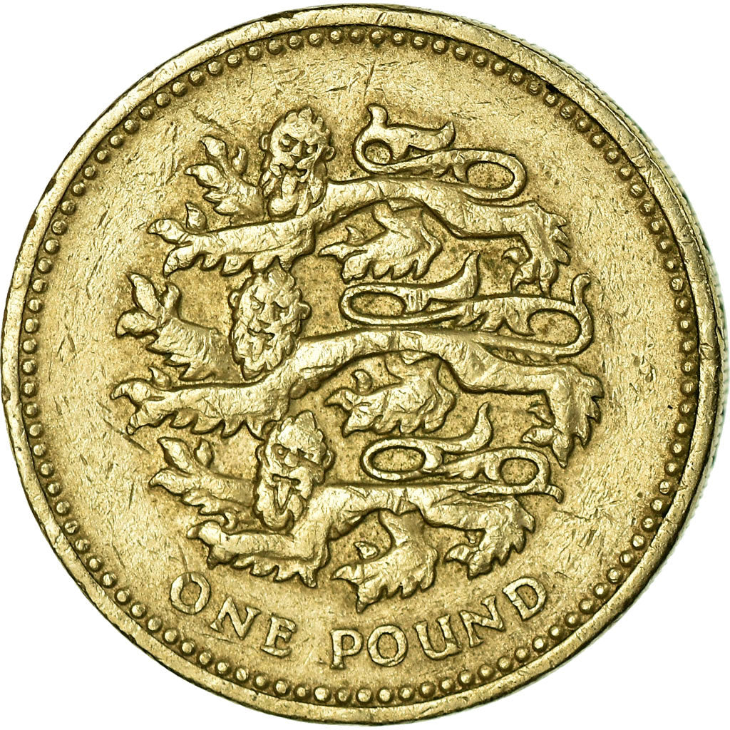 Coin, Great Britain, Elizabeth II, Pound, 2002, British Royal Mint, EF(40-45)