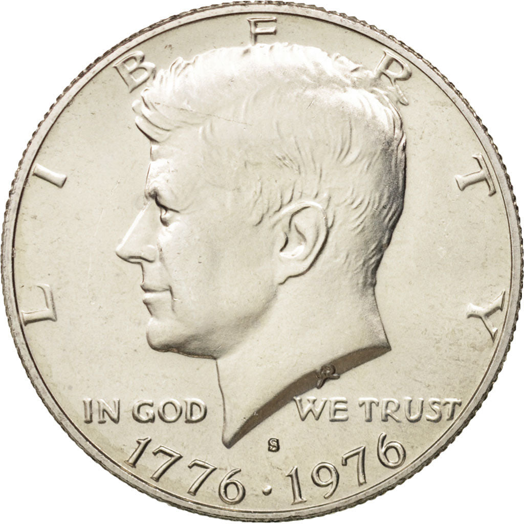 United States, Kennedy Half Dollar,1976, U.S.,San Francisco,MS(65-70),KM 205a