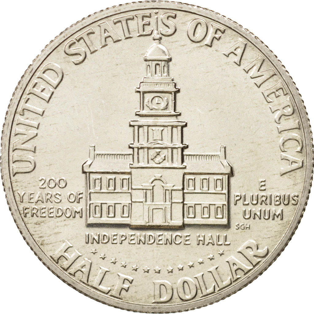 United States, Kennedy Half Dollar,1976, U.S.,San Francisco,MS(65-70),KM 205a