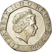 Coin, Great Britain, Elizabeth II, 20 Pence, 2008, AU(55-58), Copper-nickel
