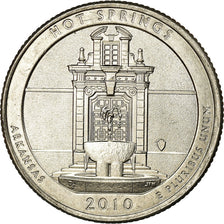 Monnaie, États-Unis, Hot Springs, Quarter, 2010, U.S. Mint, Philadelphie, SUP