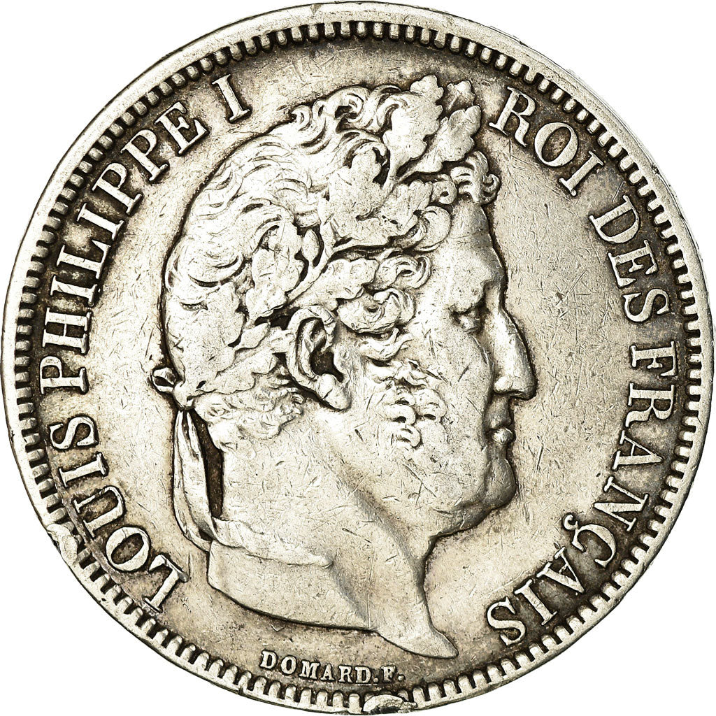 Coin, France, Louis-Philippe, 5 Francs, 1831, Paris, VF(30-35), Silver, KM:745.1