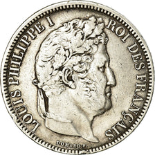 Coin, France, Louis-Philippe, 5 Francs, 1831, Paris, VF(30-35), Silver, KM:745.1