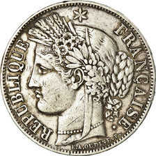 Coin, France, Cérès, 5 Francs, 1850, Paris, VF(30-35), Silver, KM:761.1