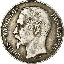 Coin, France, Napoléon III, 5 Francs, 1852, Paris, VF(30-35), Silver, KM:773.1