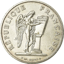 Munten, Frankrijk, Droits de l'Homme, 100 Francs, 1989, ZF, Zilver, KM:970
