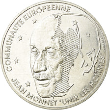 Coin, France, Jean Monnet, 100 Francs, 1992, EF(40-45), Silver, KM:1120