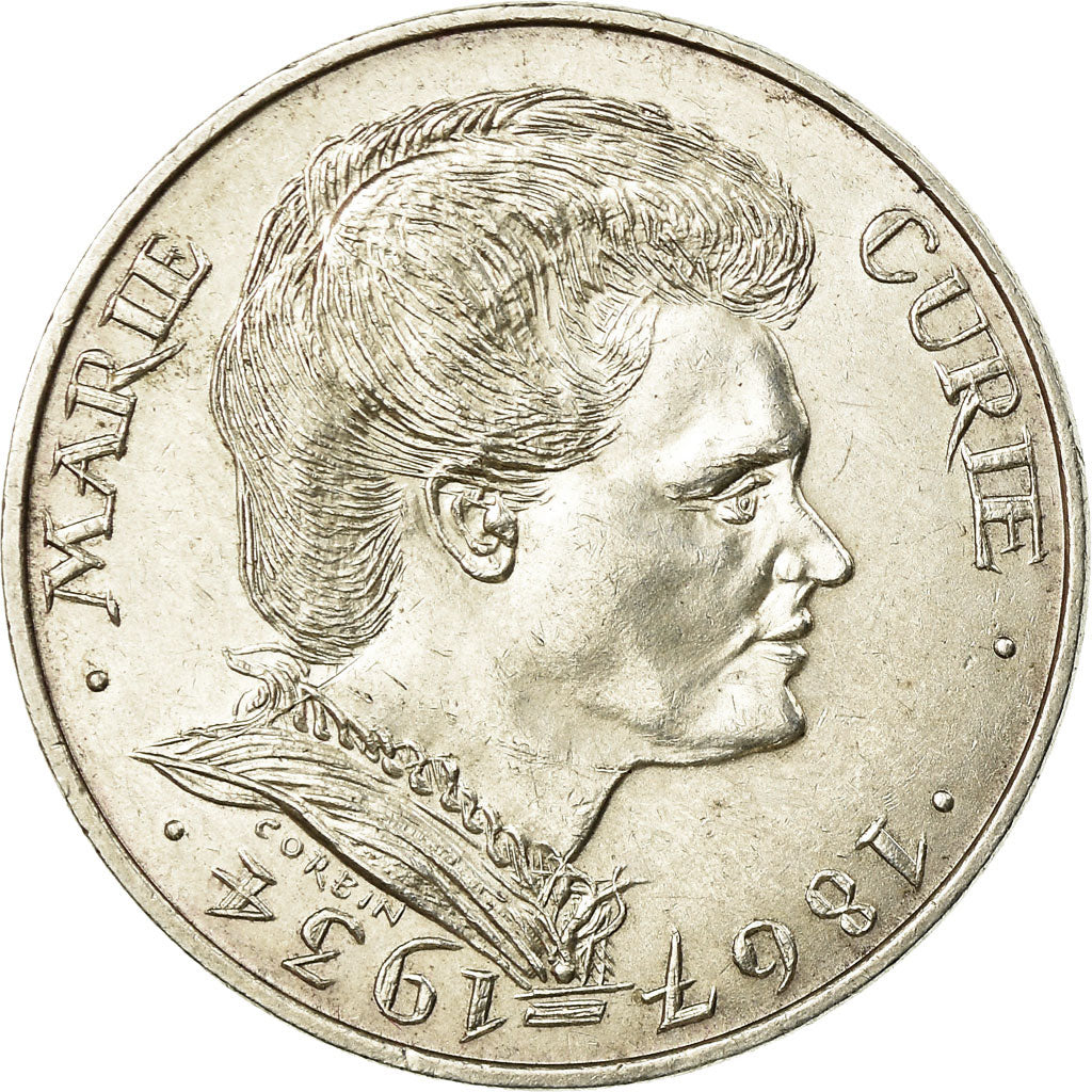 Coin, France, Marie Curie, 100 Francs, 1984, EF(40-45), Silver, KM:955