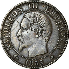 Coin, France, Napoleon III, Napoléon III, 5 Centimes, 1855, Strasbourg