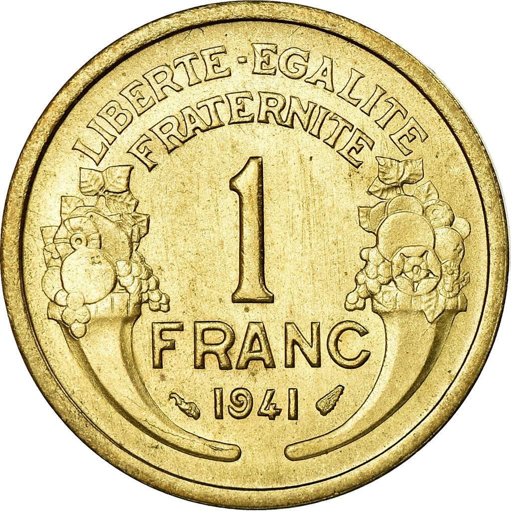 Monnaie, France, Morlon, Franc, 1941, Paris, SUP+, Aluminum-Bronze